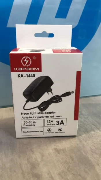 Fonte 12V e 3A Kapbom KA-1440