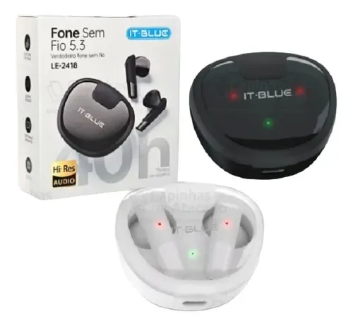 Fone sem Fio 5.3 IT Blue LE-2418