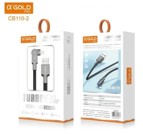 Cabo USB iPhone Articulado A'Gold CB110-2