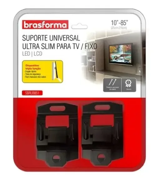 Suporte TV Fixo Brasforma SBRUB851