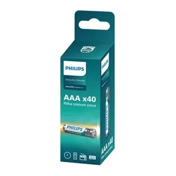 Pilha AAA Philips C/4 RO3L40TF/59