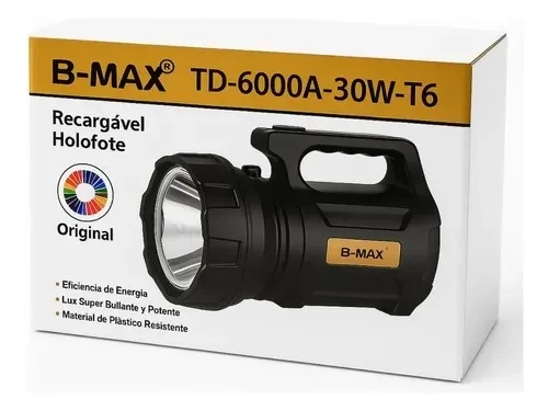 Lanterna Holofote BMAX TD6000A