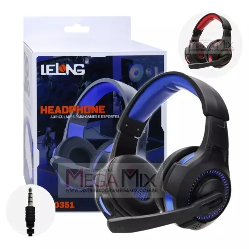 Fone Headset Gamer LE-0351 Lelong