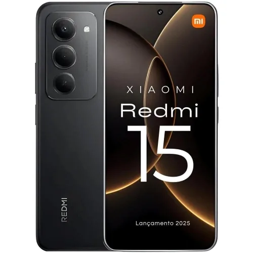 Celular Xiaomi Redmi 15 256GB 8+8RAM Tita Gray