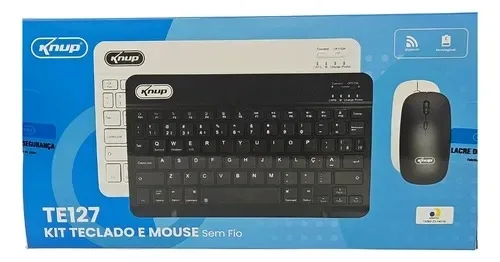 Teclado e Mouse sem Fio Knup TE127