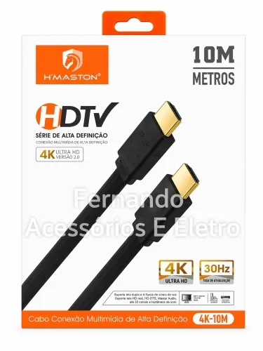 Cabo HDMI 10M H'Maston 4K-10M