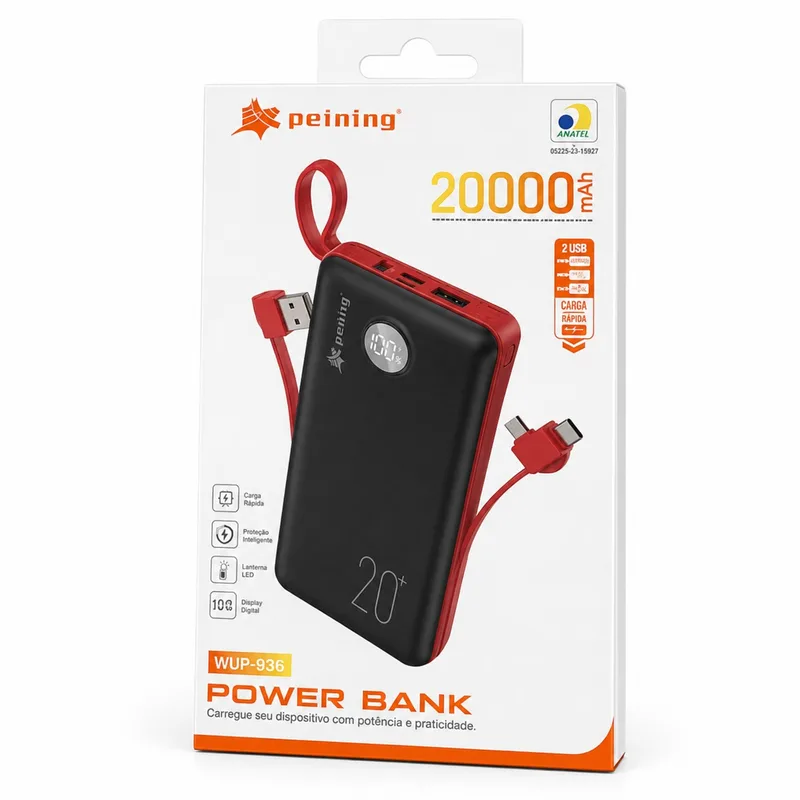 Carregador Portátil 20.000 Mah WUP-939